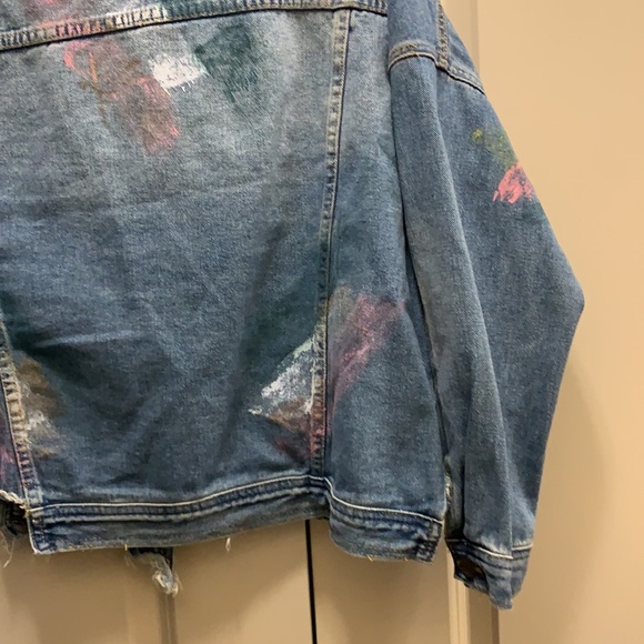 Caution to the Wind Denim Jacket Size Medium - Picture 9 of 15
